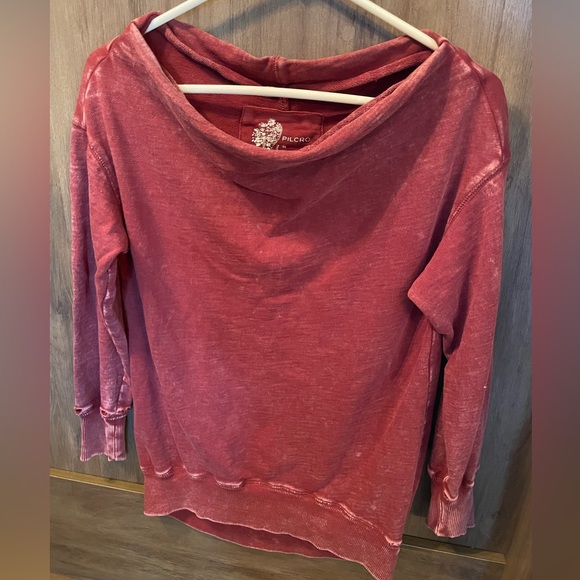 Pilcro sz xs distressed sweatshirt - Picture 1 of 7